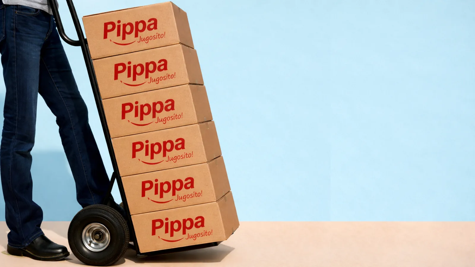 Cajas de Pippa listas para despacho